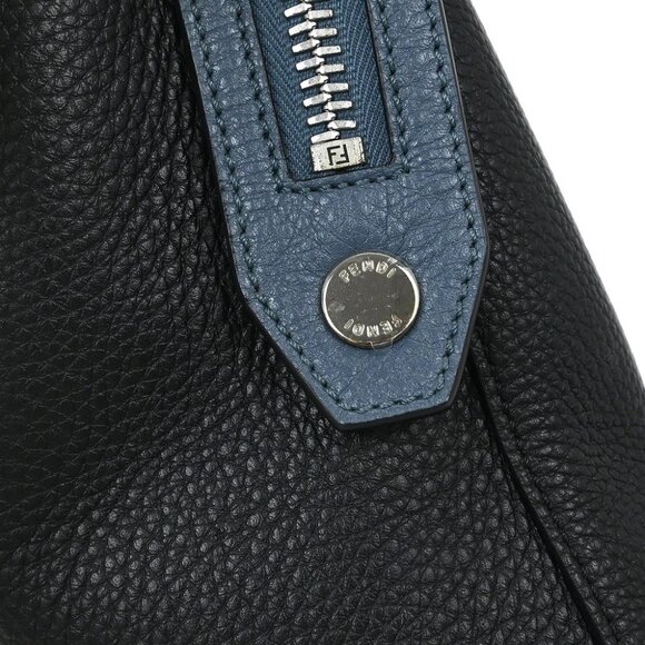 Fendi Navy Blue By The Way 2way Business Bag - Picture 6 of 11